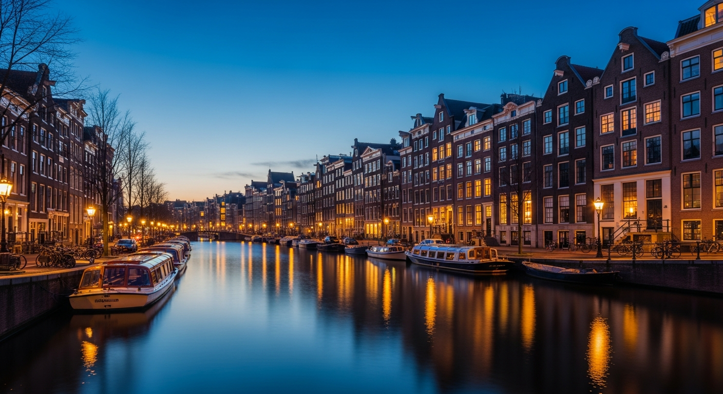 Amsterdam skyline